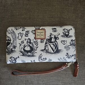 Dooney & Bourke Alice in Wonderland Disney Wallet like new condition
